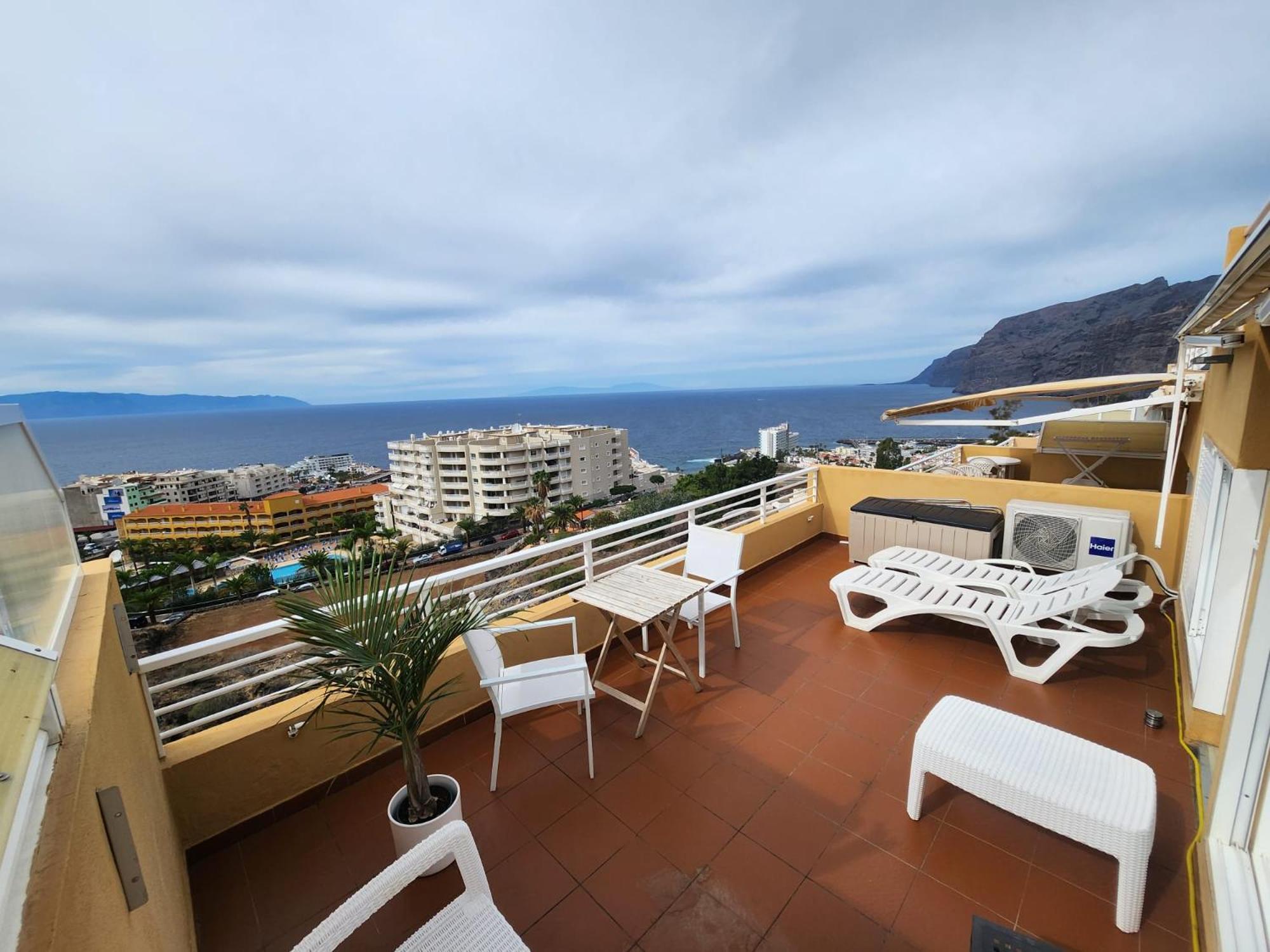 Los Gigantes,Huge Terrace,Sea View,Air Conditioning Puerto de Santiago (Tenerife) Exterior photo
